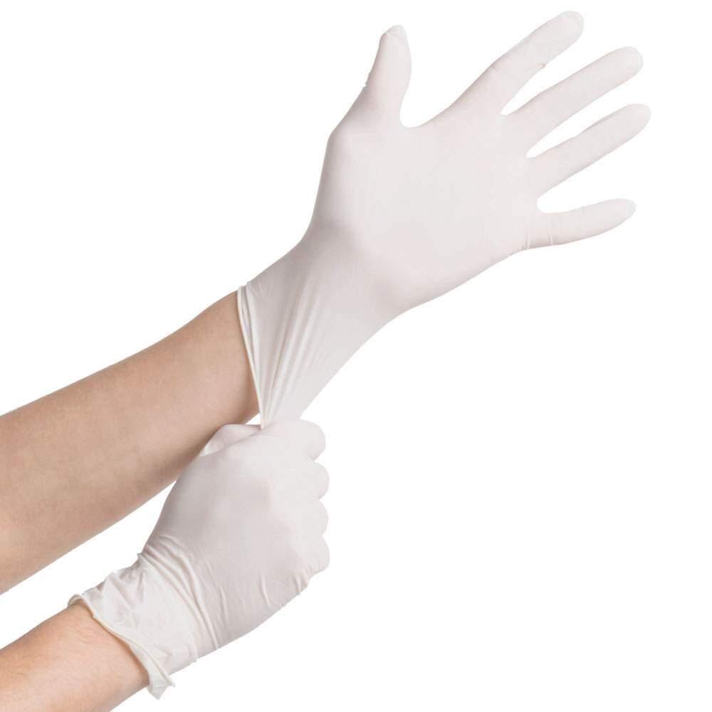 White Disposable Glove